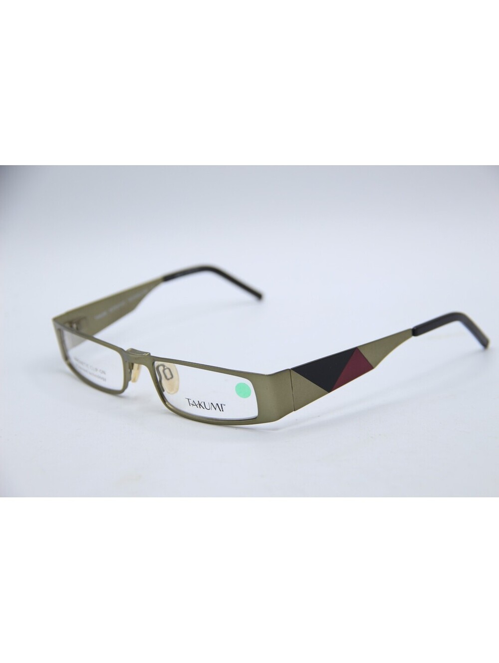 Takumi T9636 60 Green Black Authentic Eyeglasses 51-17